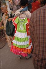 Day 3 – Images from Rickshaw 7: Satured cloths. Varanasi, India(#1418), Mon 19 November 2007